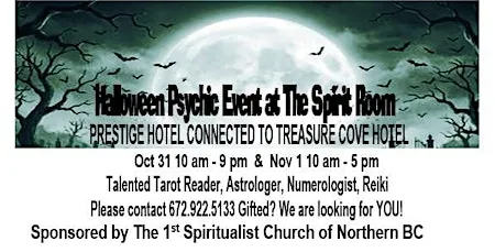 Halloween Psychic Event at The Spirit Room