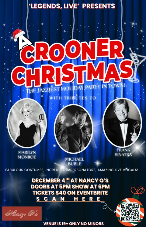 "Legends, Live!" Presents - A Crooner Christmas at Nancy O's