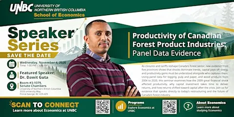 School of Economics Speaker Series: Dr. Dawit Guta