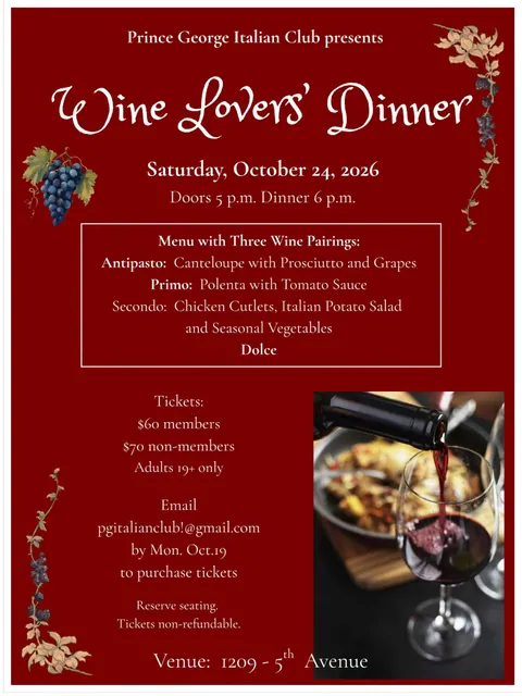 Wine Lovers Dinner